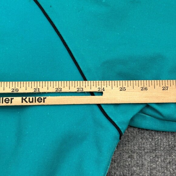 Vtg Walls Mountain Jacket Med Blue Canvas Fleece Blanket Lined Aztec Bomber USA - Picture 11 of 12